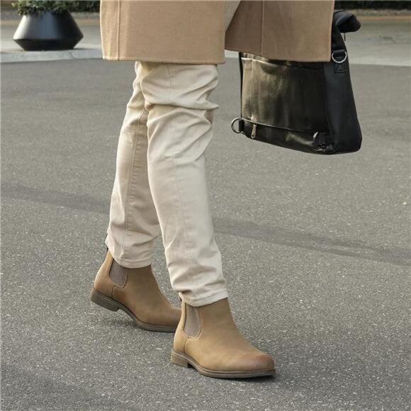Men\'s Plus Size Chelsea Boots Classic Casual Dress Ankle Boots main image 4